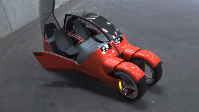Futuristic-concept-car-that-can-split-into-two-motorcycles-is-the-solution-to-traffic5-650x366