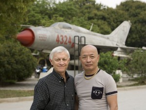 Former fighter pilots from the opposite meet after 35 years.